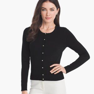 White House Black Market Black Cardigan Size S